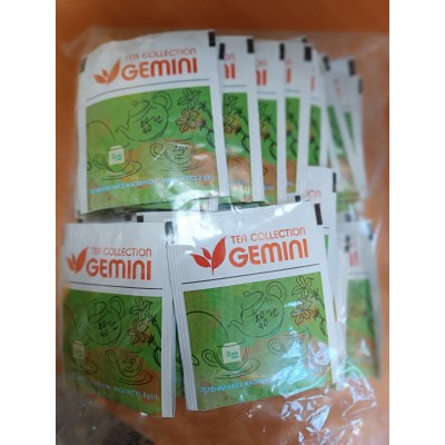 Чай 50шт Джемини Зеленый с жасмином в конв.